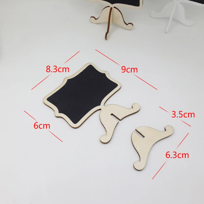 10 шт./пакет мини кружевная доска 83x60 мм деревянная цена стенд для нового года