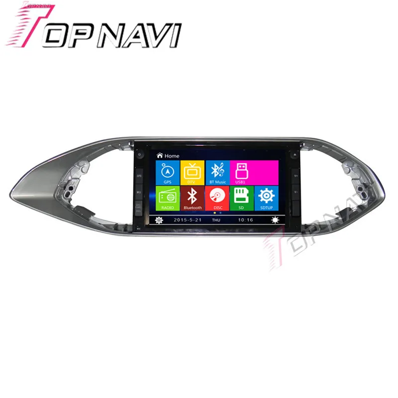 Topnavi 8 &quotавтомобильный DVD GPS для peugeot 308S автомобильный радио мультимедиа аудио
