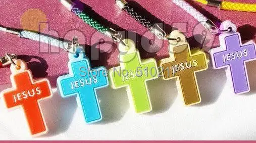 180 шт. Бесплатная доставка сумка на цепочке для телефона с христианским крестом