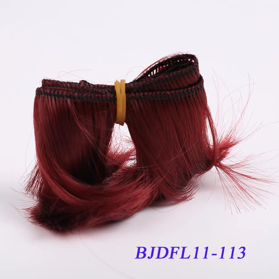 Короткие термостойкие черные красные парики Bybrana 5 см * 100 BJD SD DIY для кукол | Игрушки
