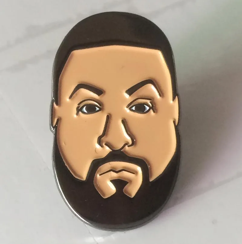 Мужской металлический отворот штифт или безопасный Железный с черным никелевым