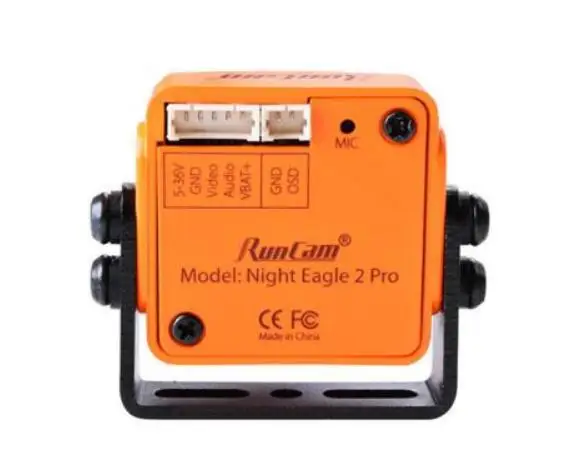RunCam Night Eagle 2 PRO 1/1. " CMOS 2,5 мм 800TVL 0,00001 LUX 4:3 FPV камера с встроенным OSD микрофоном для дрона