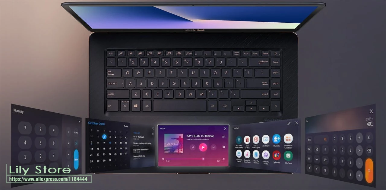 Силиконовый защитный чехол для клавиатуры ASUS ZenBook Pro 15 UX580GE UX580GD UX580 6 дюйма|Чехлы