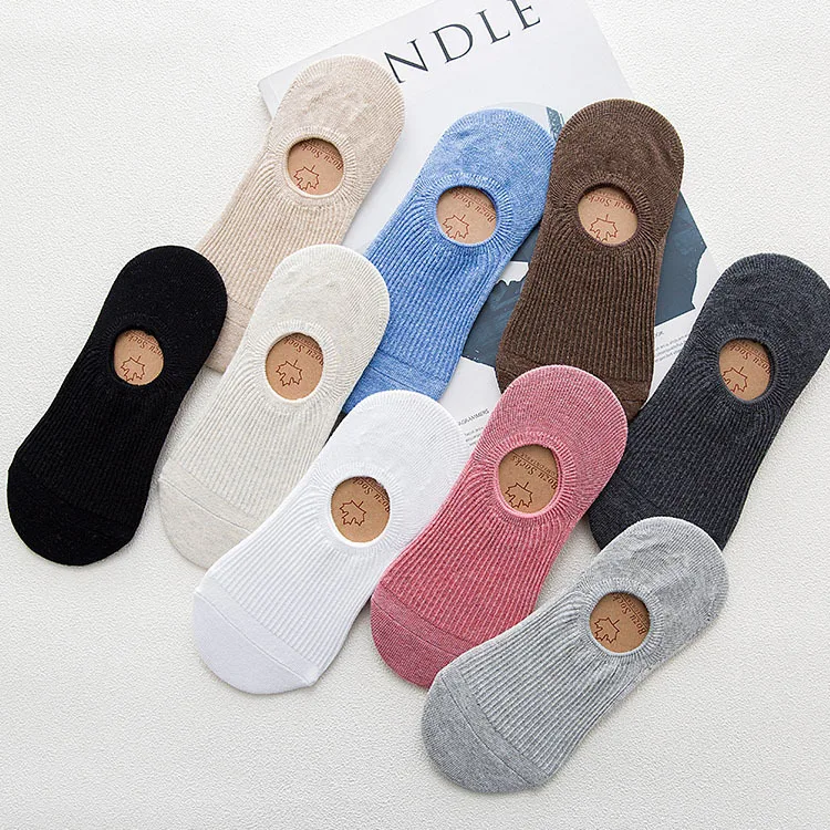 Invisible Short Woman Sweat summer comfortable cotton bamboo girl women's boat socks ankle low female invisible 1pair=2pcs tt097
