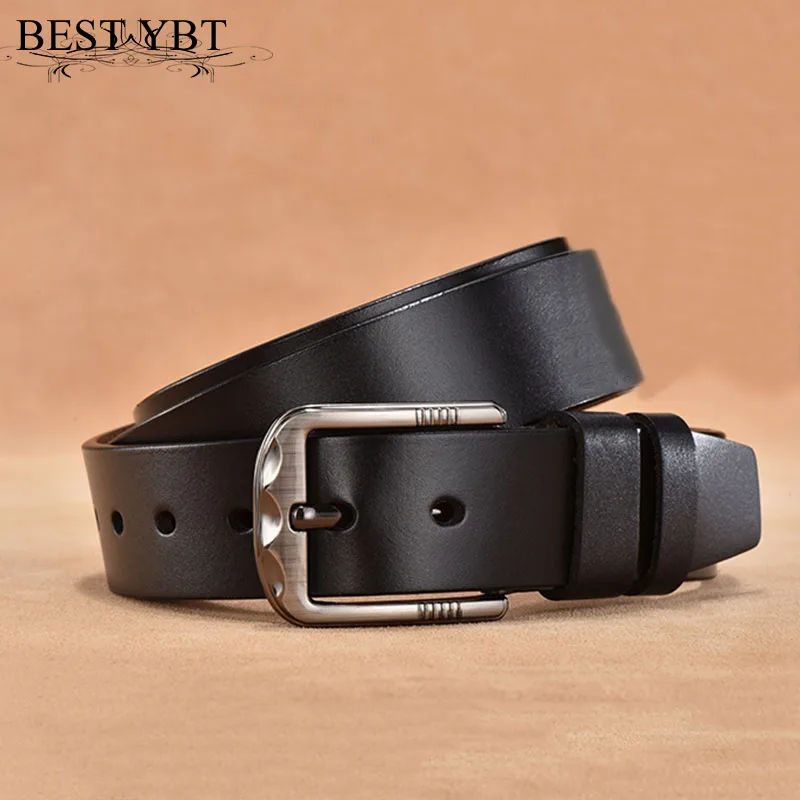 

Best YBT New Men Belt Imitation leather Alloy Pin buckle Belt Business affairs cowboy pants Personality High Quality Belt