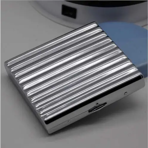 Zorro Чистая медь латунная Высококачественная коробка для сигарет 20 Хромовая