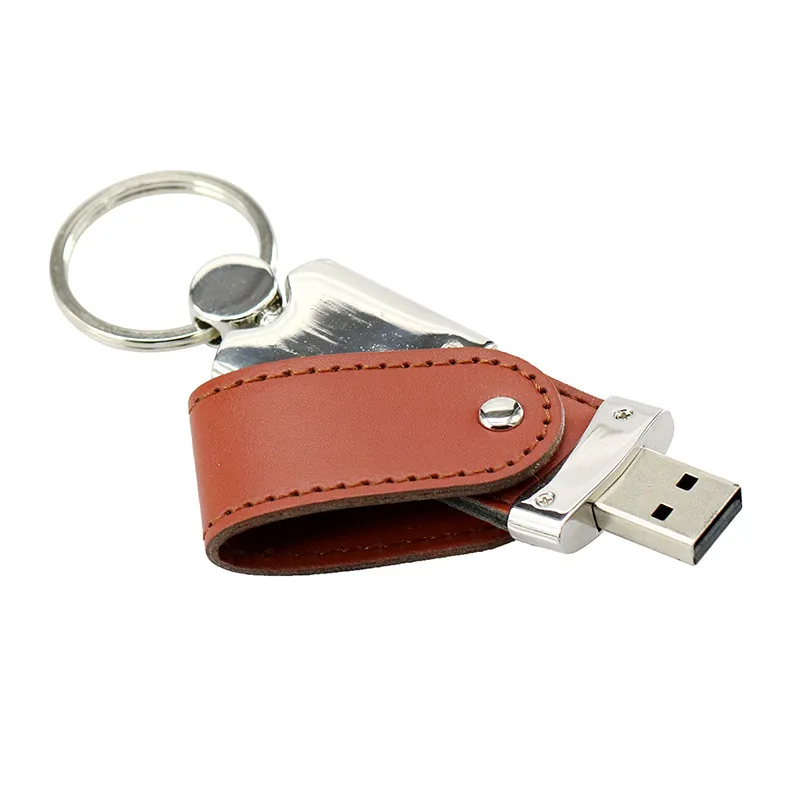 Портативный кожаный металлический USB 2.0 флэш-накопитель для хранения данных ручка 128 ГБ 64 ГБ 32 ГБ 16 ГБ мини флэшка пендрайв.