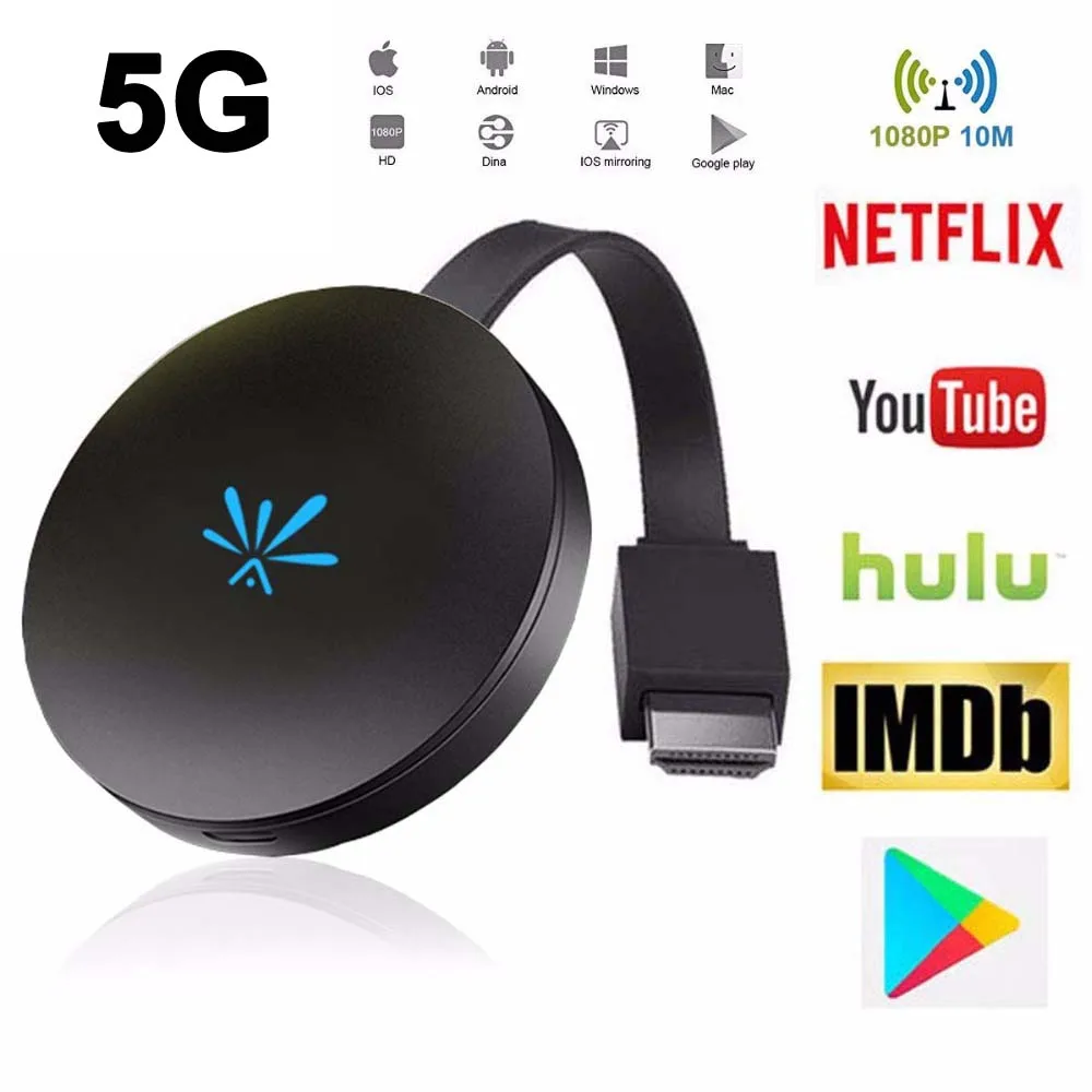 JKING G6 tv Stick 2 4G + 5G видео WiFi дисплей Dongle HD Цифровой HDMI медиа стример ТВ ключ приемник