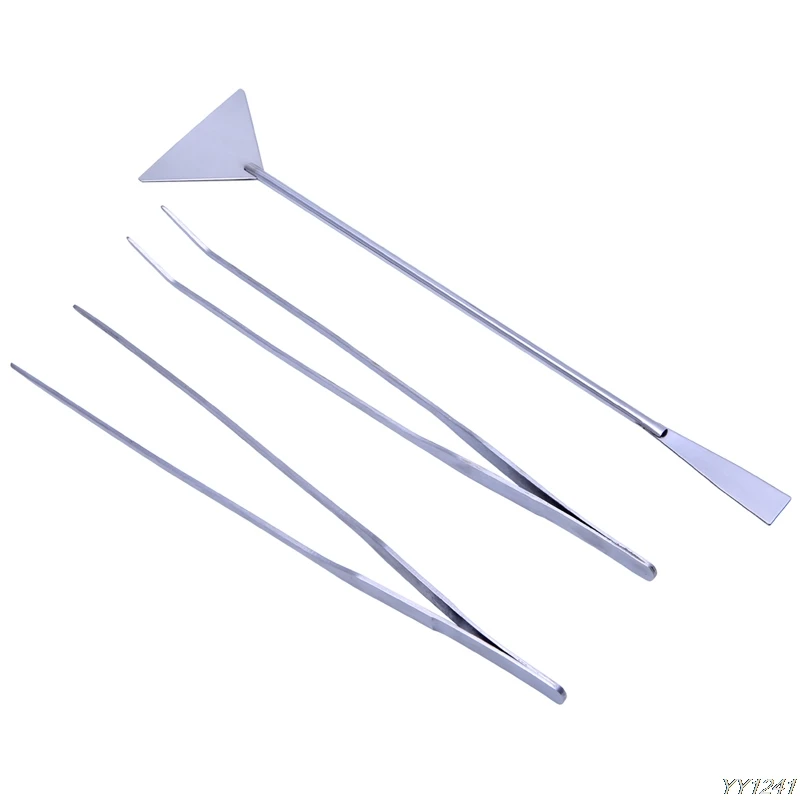 Набор инструментов для ухода за аквариумом 3 шт. пинцет выравниватель живых