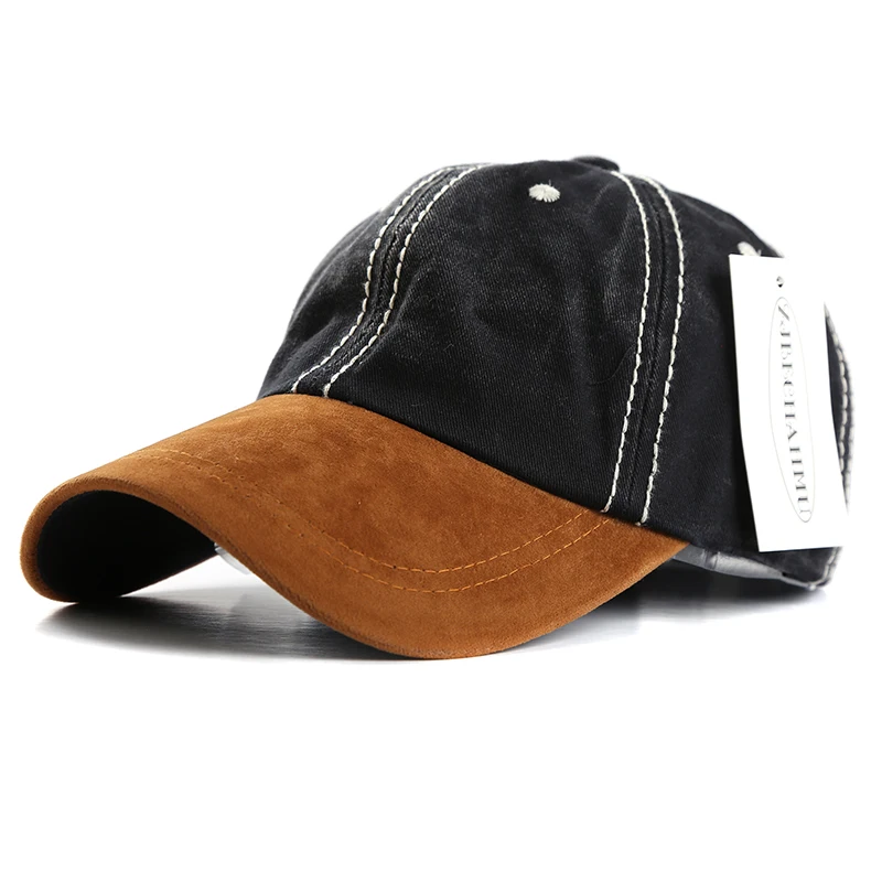 ZJBECHAHMU Hats Casual Solid Cotton Adult Adjustable Baseball Caps Mens Womens Spring Summer Snapback Apparel Accessories | Аксессуары