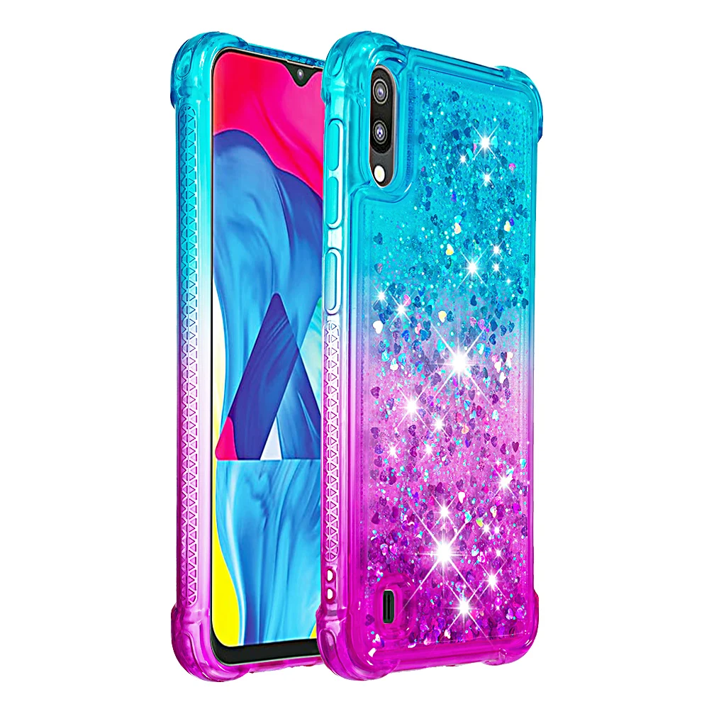 A10 чехол для samsung Galaxy A10 M10 M20 M30 чехол Блестящий градиент вышит противоударный чехол СПС etui samsung A10 A30 A50 A70 чехол для телефона - Цвет: 3