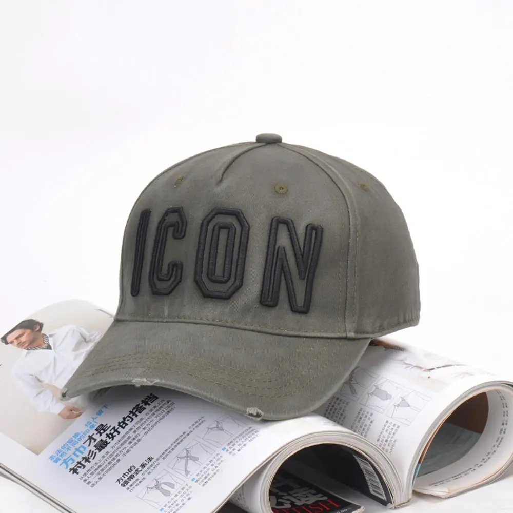DSQICOND2 бренд DSQ значок Casquette папа хип хоп Кепка-Бейсболка Шапки Твердые шапочки с узором письма Snapback кепки для мужчин S