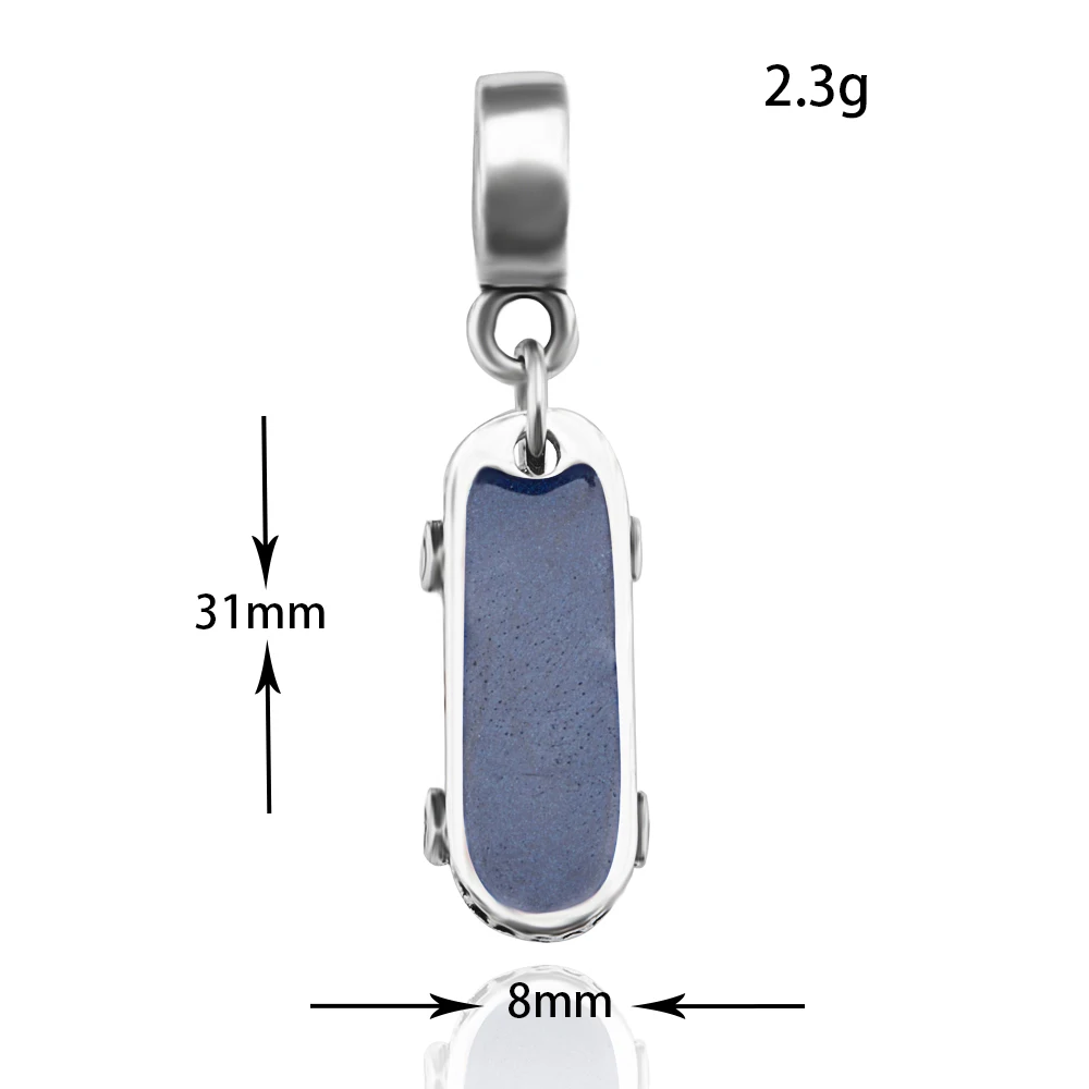 Высококачественные шармы для скейтборда ювелирные изделия браслет ожерелье