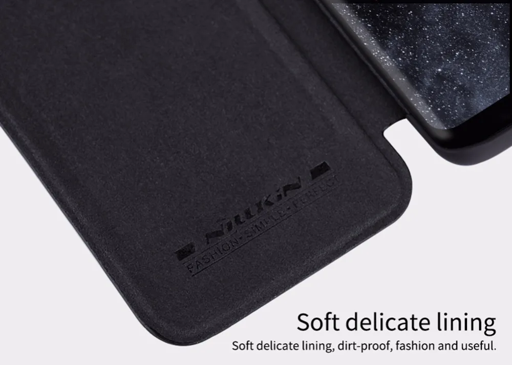 Оригинальный Винтажный чехол Nillkin Qin из искусственной кожи для Samsung Galaxy S8 Plus +/S8