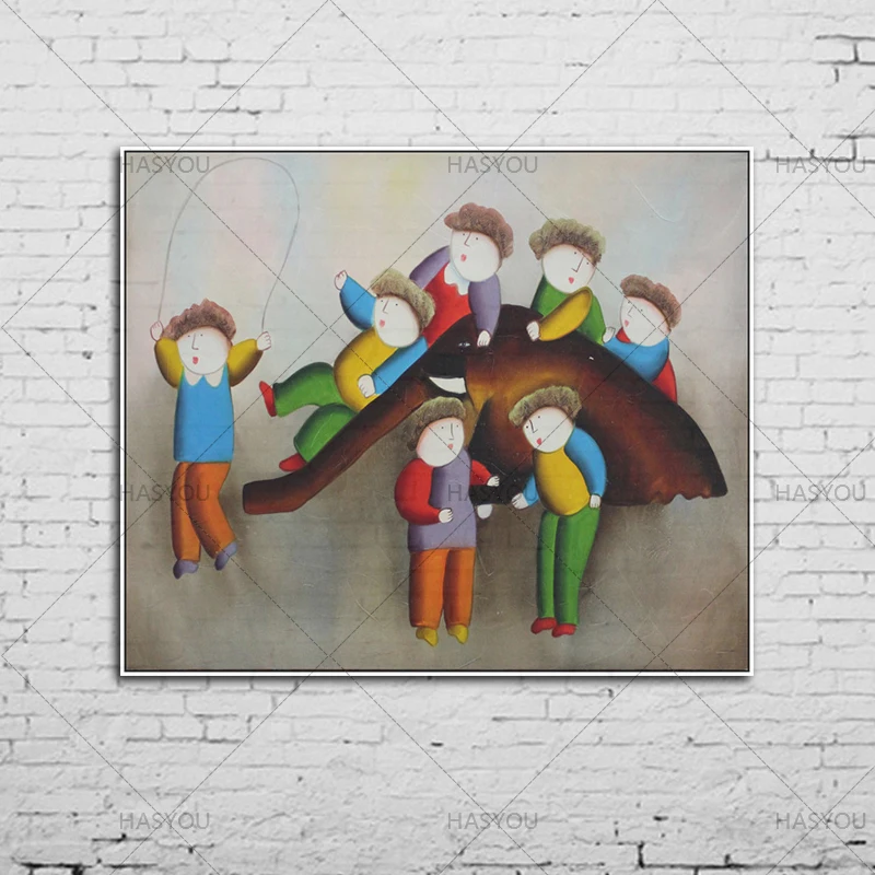 Настенная живопись ручной работы на холсте Современная картина маслом настенное