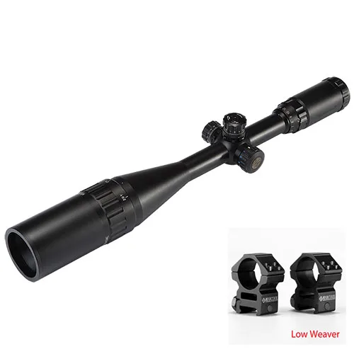Low Weaver Marcool EST 4-16X50 AOIRGBL luneta para rifle Red Dot Airsoft Air Rifle оптика пистолеты телескопический прицел цель Охота - Цвет: Low Weaver