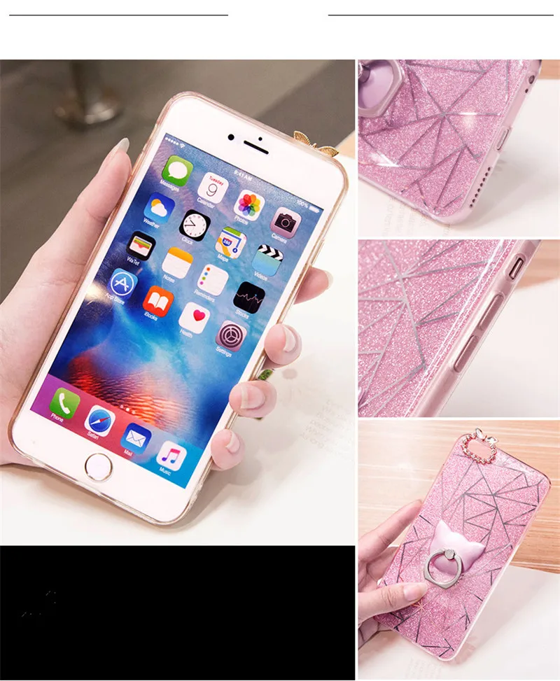 XSMYiss для iPhone 6, 6 S, 7, 8 Plus, X, роскошная модная шикарная подставка, милый плюшевый кролик, помпон, меховой шар, мягкий чехол для телефона, задняя крышка