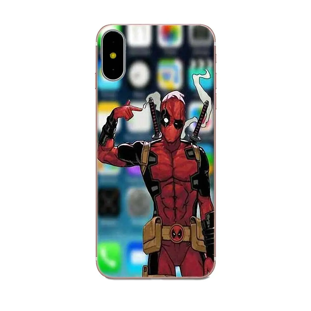 Роскошный чехол для телефона Hero Deadpool Clear Xiaomi Note 3 4 Mi3 Mi4 Mi4C Mi4i Mi5 Mi 5S 5X 6 6X A1 Max Mix 2