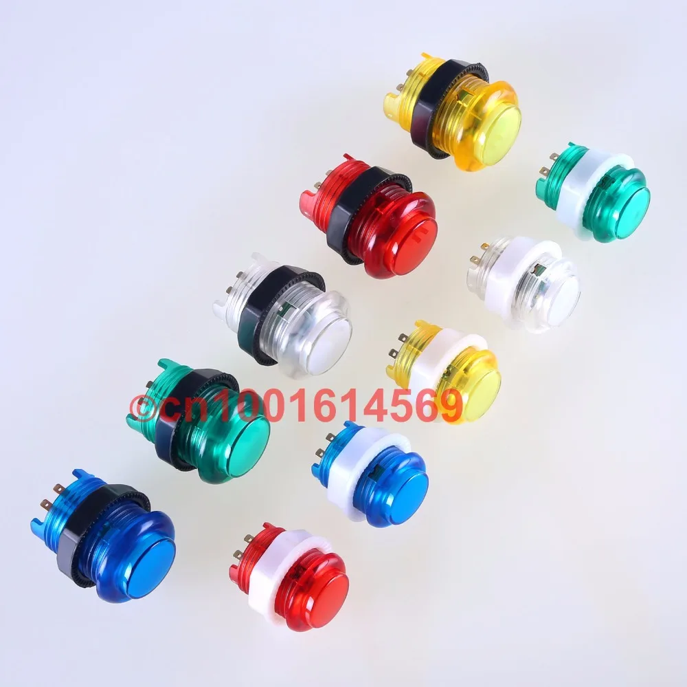 Аркадные игры DIY Набор USB энкодер для ПК Джойстик 5 Pin Rockers + 20 x LED кнопочных кнопок с