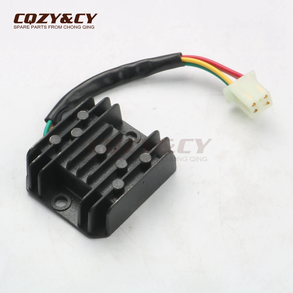 Универсальный 4 проводной двухфазный мотоцикл Регулятор выпрямителя 12V DC