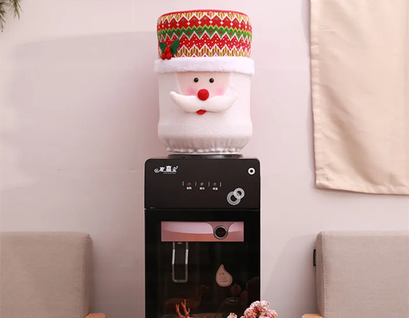 Колпачки для воды Санта-Клаус диспенсер рождественские украшения крышка фонтана