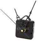 Кварцевые настенные часы сделай сам с черными стрелками, механизм вращения шпинделя, комплект запасных частей, бесшумный