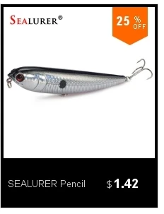 Sealurer Topwater рыболовные приманки плавающий воблер 11 см длина 20 г 4# крючки бионические PESCA, воблер жесткая приманка Jerkbait 1 шт. гольян