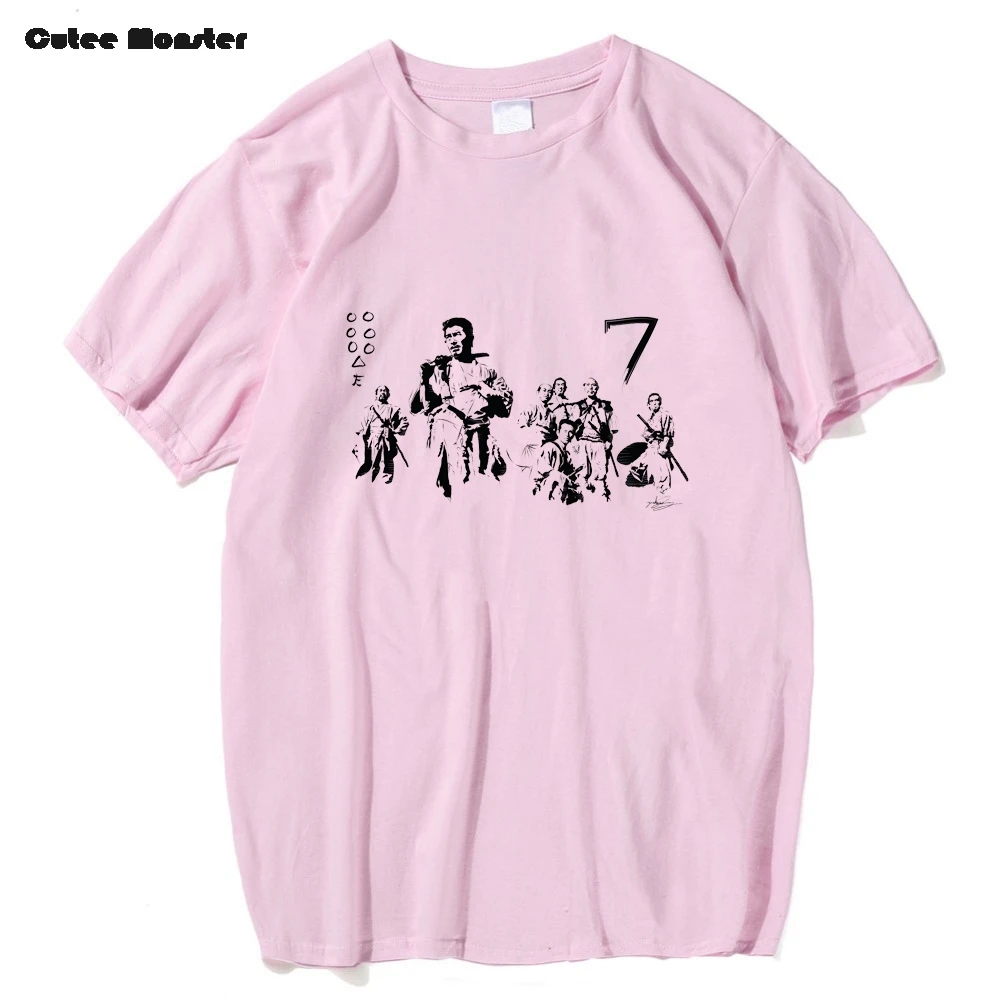 Футболка с принтом Seven Samurai TOSHIRO MIFUNE Akira Kurosawa модная летняя хлопковая футболка