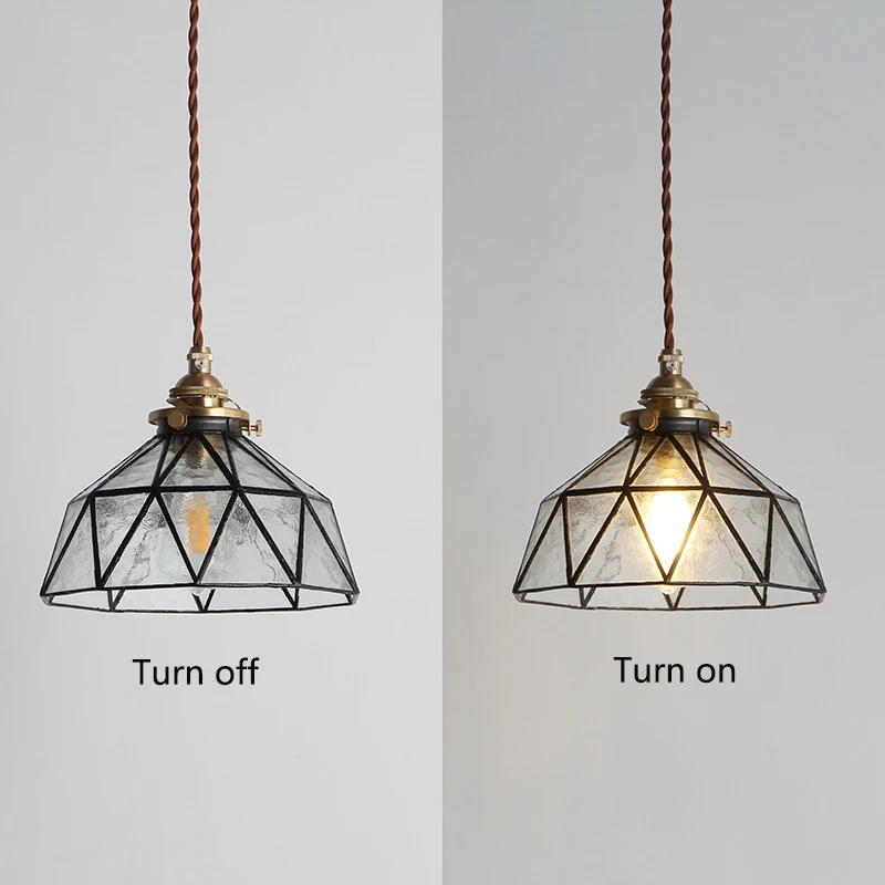 Латунная Лампа в винтажном стиле с цоколем E27 светодиодный стеклянный абажур