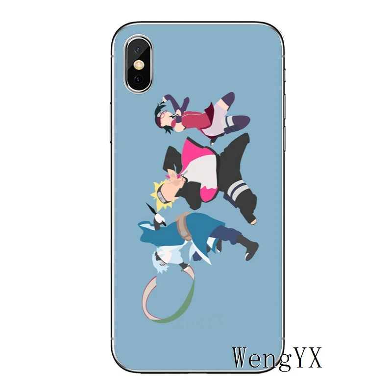 Boruto sarada mitsuki Наруто для iPhone X XR XS Max 8 7 плюс 6s 6 плюс SE 5S 5c 5 4S 4 iPod Touch чехол мягкий чехол для телефона - Цвет: sarada-mitsuki-A-10