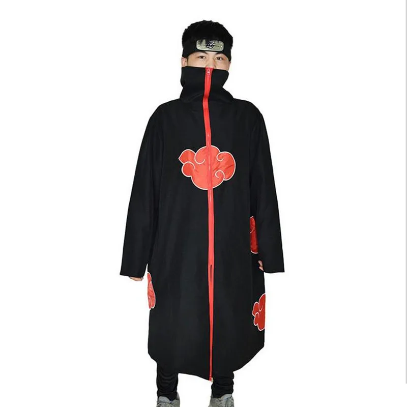 Adult Naruto cosplay Costume Akatsuki Cloak Naruto Uchiha Itachi Halloween cosplay Costume for men and women hot naruto sai cosplay costume halloween costume full set