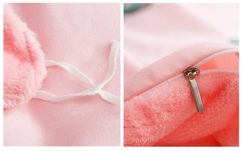 1 шт розовый растения теплый зимний хлопок и фланель многофункциональный AB обе