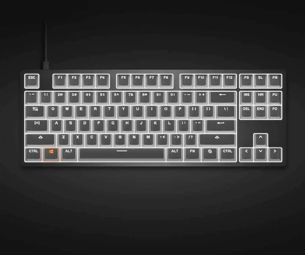Xiaomi Yuemi 87 ключей механическая клавиатура светодио дный подсветка Pro игровая с