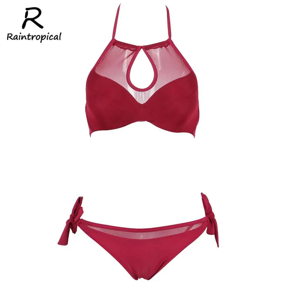 Мини Микро Бикини rainтропический купальник пуш ап сексуальный женский