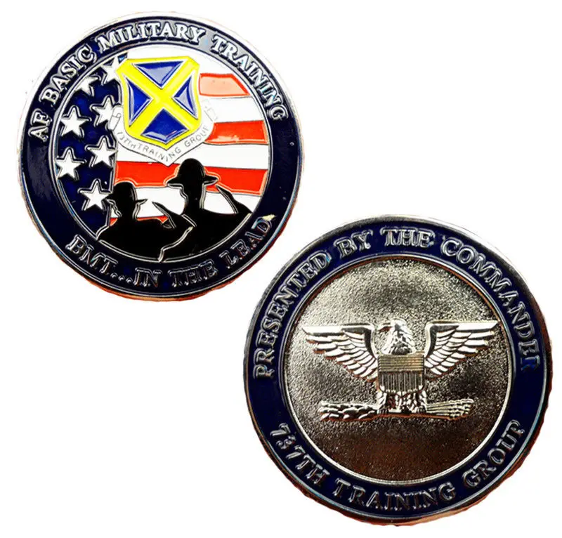 Нам AF основные военные тренировочные 737TH тренировочной группы вызов Coin-US025 | Спорт