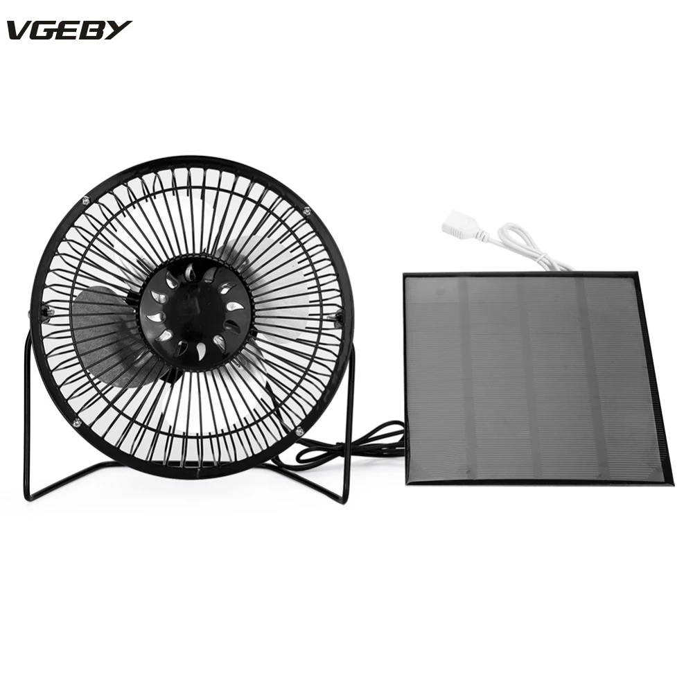 USB мини портативный вентилятор солнечная панель Питание для охлаждения