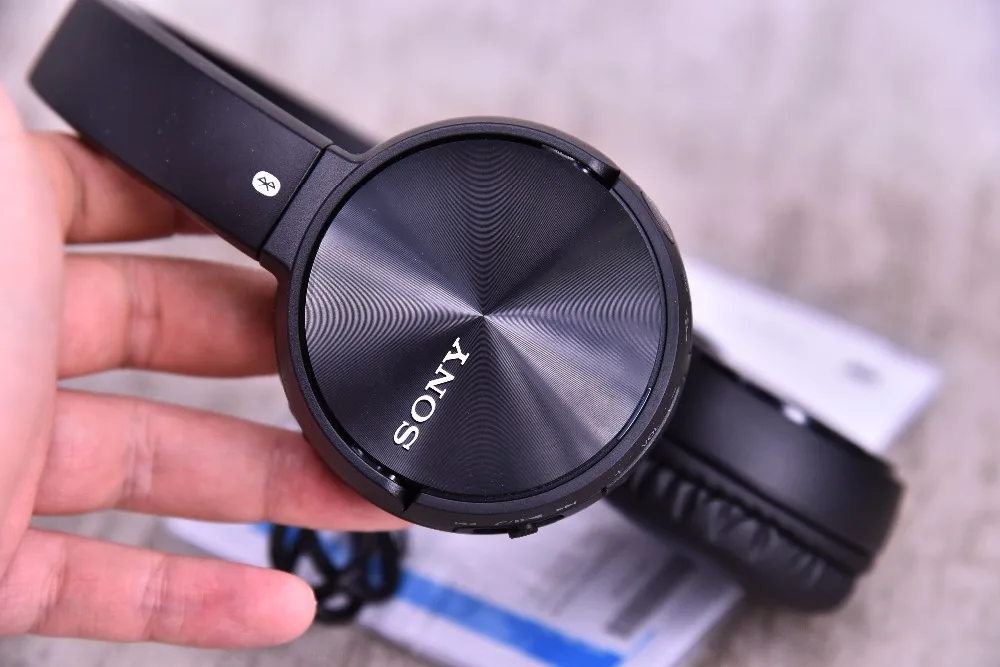 SONY 98% новая MDR-ZX330BT Bluetooth Беспроводная стереогарнитура, черная с микрофоном NFC