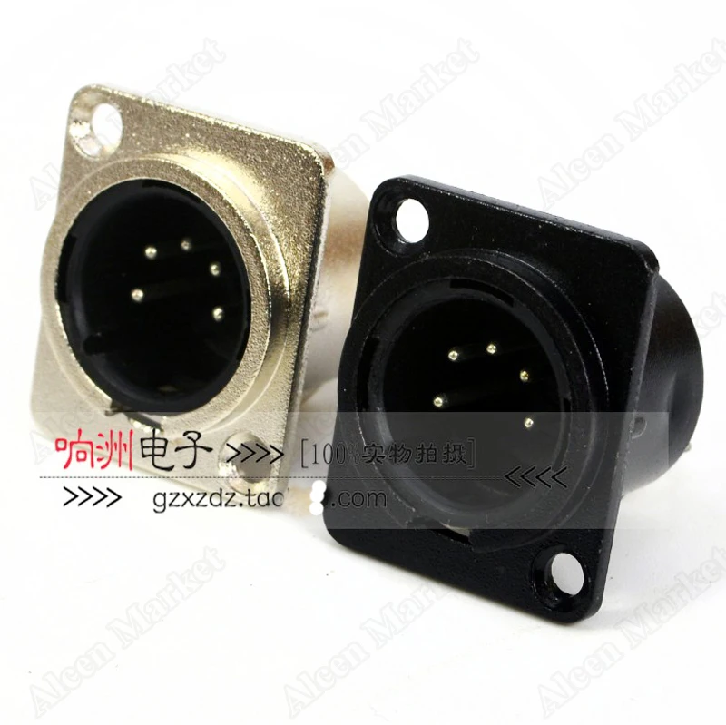 10 шт./лот 5 контактов разъем XLR для разъема медные шпильки консоль освещения