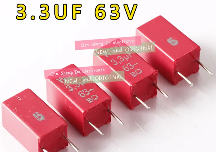20 шт. WIMA 2 мкФ 225/63v MKS2 2u2 2200nf новый для аудио муфты конденсатора p5|Конденсаторы| |
