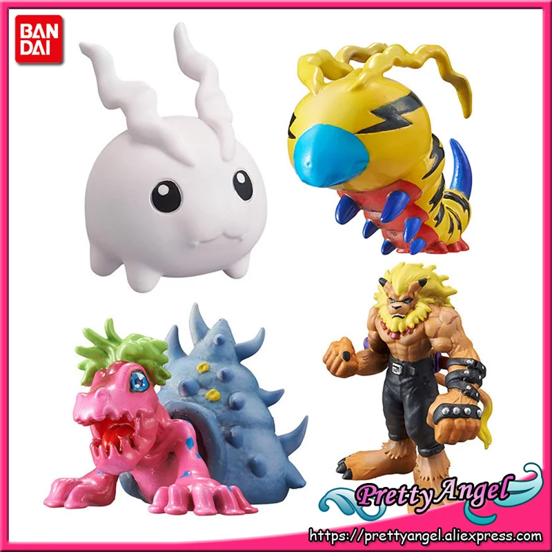 PrettyAngel-Подлинная Bandai 20th anniversary Digimon Digital Monster Capsule Mascot коллекция мини-фигурка