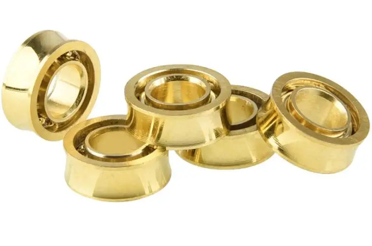 r188kk Gold plating 5 шт. подшипник СТАЛИ r188 r188kk встроенный роликовый подшипник колеса 6,35x12,7x4,76 мм вал для пальца гироскопа - Цвет: r188kk Gold plating