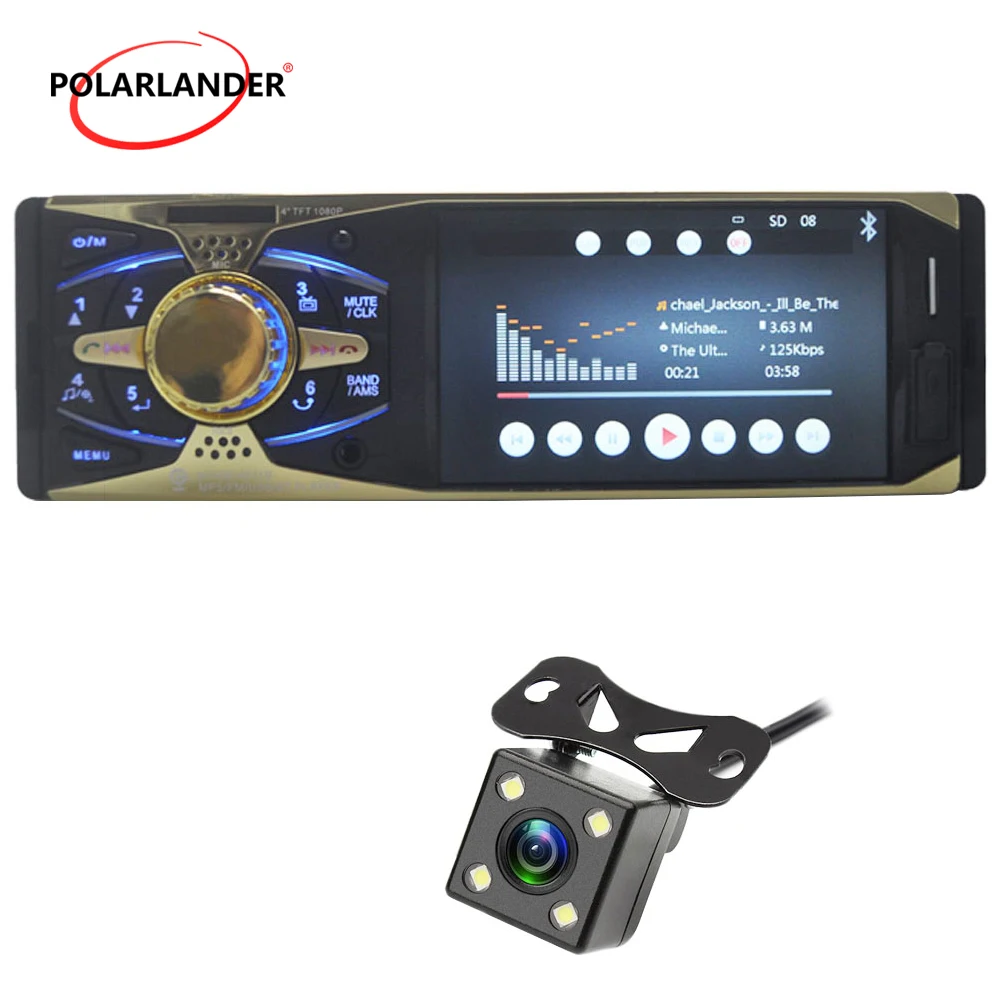 Радио кассетный плеер bluetooth функция 4 ''дюймовый TFT HD экран автомобильное радио