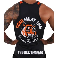 black tiger muay thai mma training vest breathable absorbent mma muay thai clothingshort mma mma man boxing shorts jaco short
