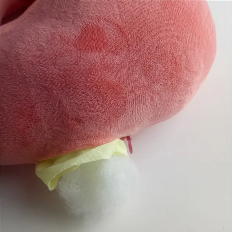 Подушка для шеи путешествий однотонная из хлопка полипропилена U образная