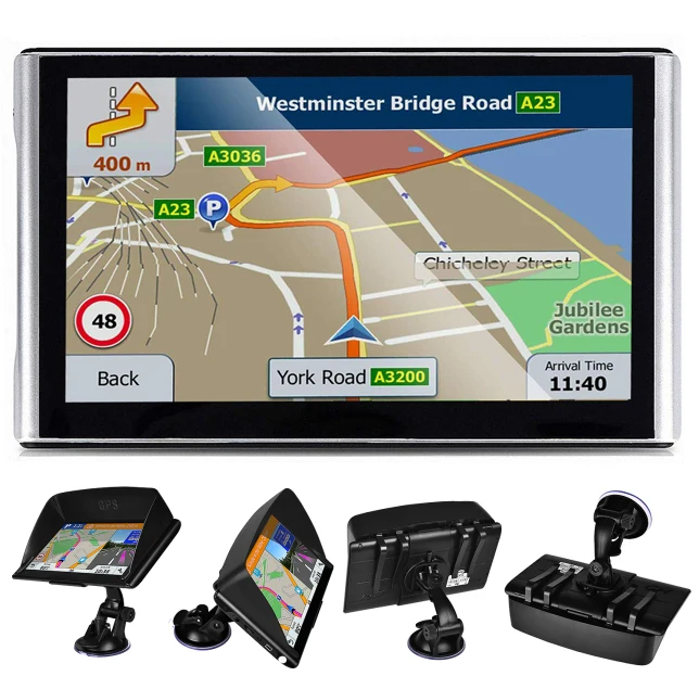 Автомобильный GPS-навигатор 7-дюймовый HD-навигатор для грузовика FM-радио Bluetooth