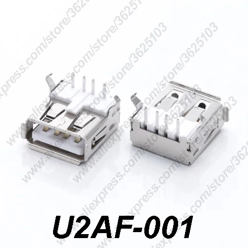 10 шт. USB 2 0 разъем под углом 90 градусов|Соединители| |