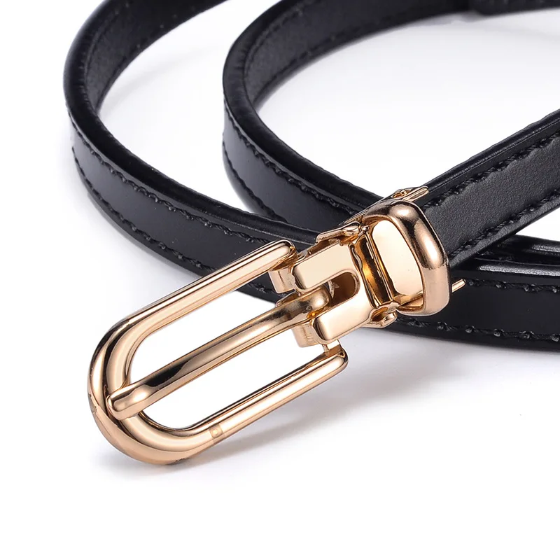 Элегантные пояса из натуральной кожи для женщин платье черного и коричневого