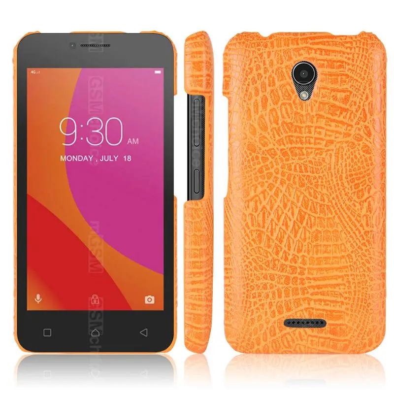 Жесткий защитный чехол IMIDO из искусственной кожи под крокодиловую кожу для lenovo Vibe