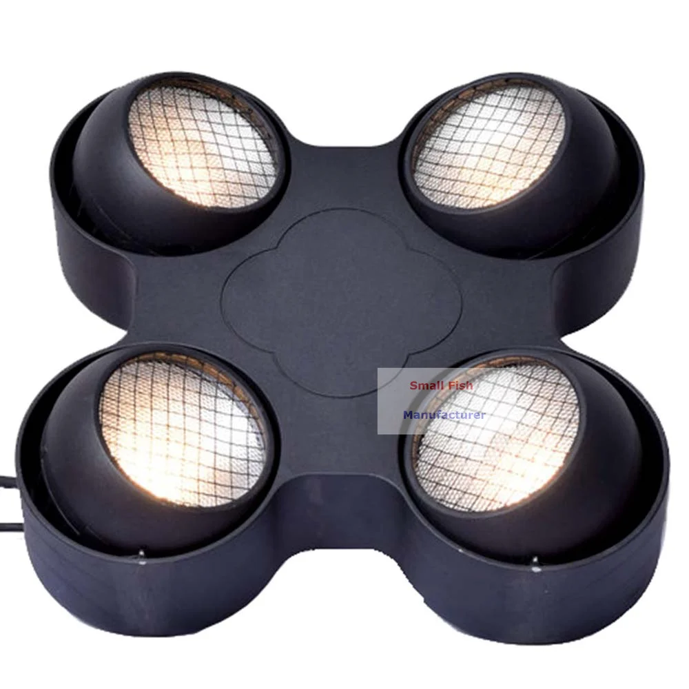 Сценическое освещение COB 4 глаза 4X100W LED теплый белый свет для аудитории DMX