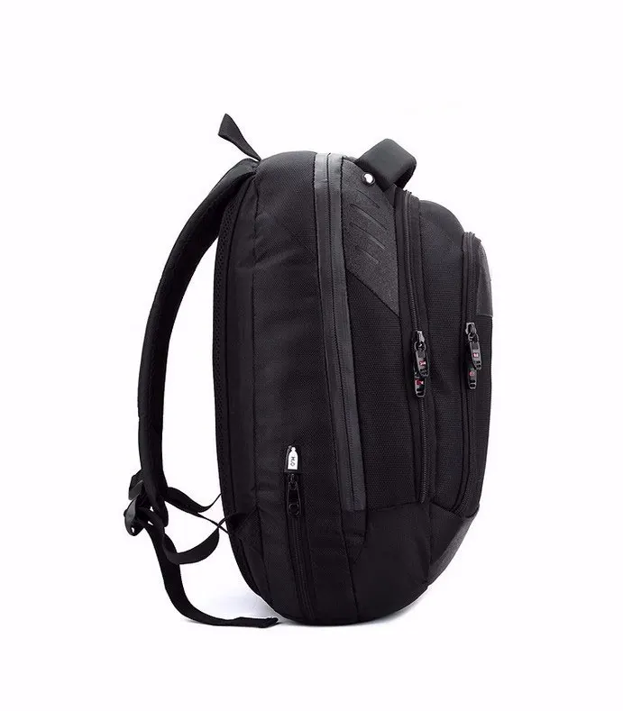 Мужской деловой рюкзак QF101 черный нейлоновый повседневный для ноутбука 2019 | Багаж